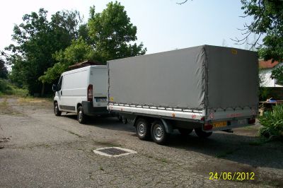 Traino:roulotte, carrelli barche, van trasp. animali, ecc