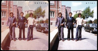 SERVIZI DI FOTORITOCCO E RESTAURO DIGITALE DI FOTOGRAFIE