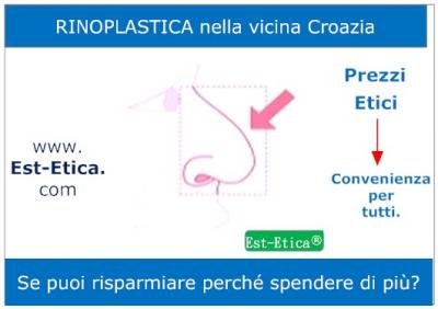 RINOPLASTICA nella vicina Croazia. Se puoi risparmiare perch� spendere di pi�?