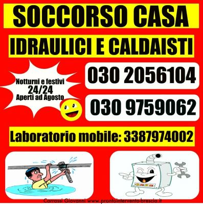 Idraulico brescia 24su24 tell.3387974002