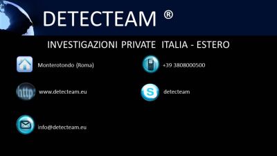 INVESTIGATORE PRIVATO