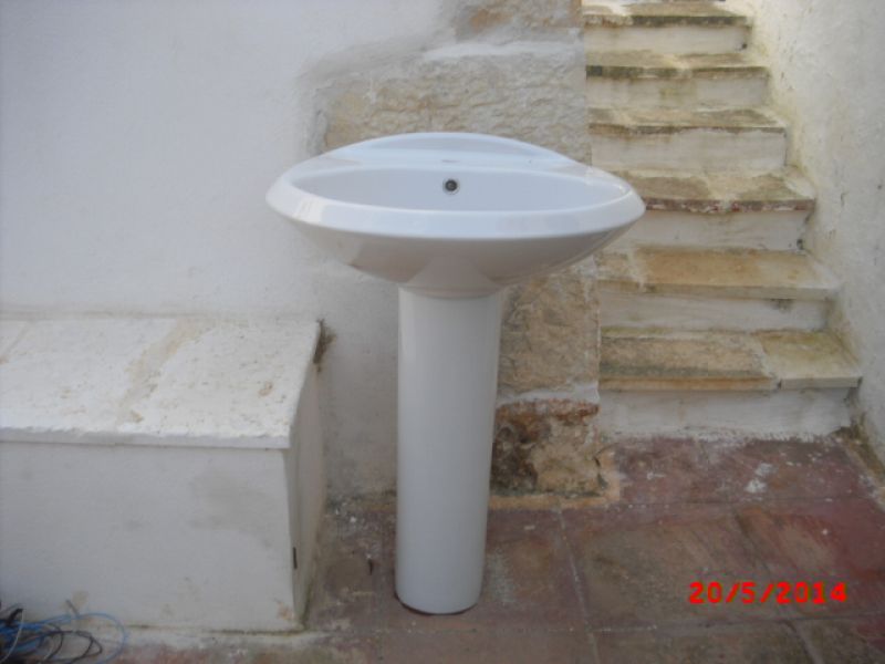 Lavabo a colonna
