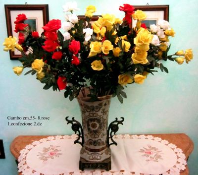 Rose in seta 