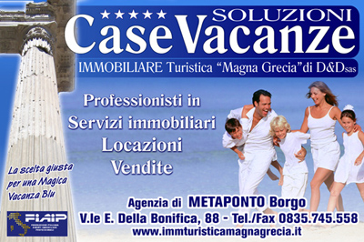 Vendite /Gen./Metaponto Lido -  CaseVacanze -  
