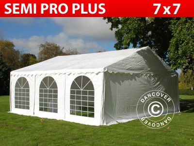 Tendone per feste Semi PRO Plus 7x7 m PVC