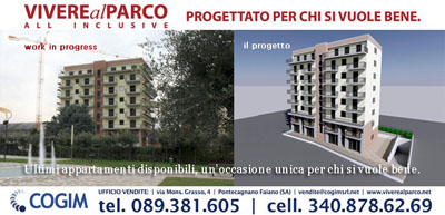 VIVERE AL PARCO ..nuovissimi appartamenti in Pontecagnano (SA) zona centro