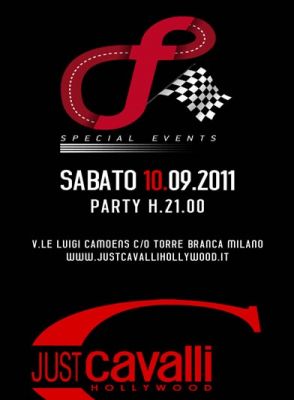 Just Cavalli: SABATO 10/09/'11 'Formula 1 Special Party' (339.3390105) 