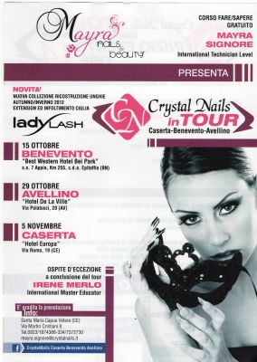 CRYSTAL NAILS IN TOUR BENEVENTO-AVELLINO-CASERTA
