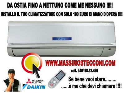 MONTAGGIO CLIMATIZZATORE CISTERNA DI LATINA E BORGO PODGORA