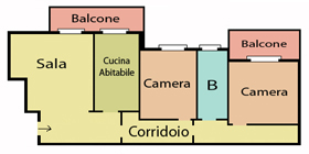 RONCELLO 3 LOCALI + BOX
