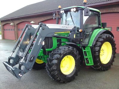 John Deere 6430 + rimorchio Foss Eik 5.100     8000�