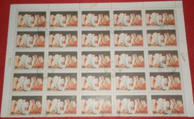 Francobolli Mongolia artisti Italiani