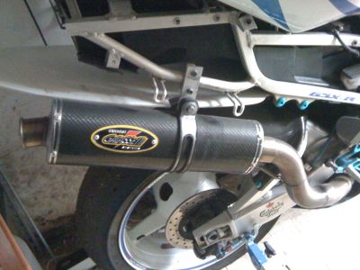 terminale carbonio per moto suzuki gsxr dal 2000-2003