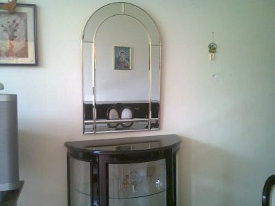 Ingresso stile inglese con specchio  