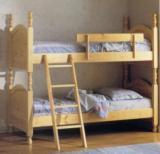 letto a castello sdoppiabile massello 