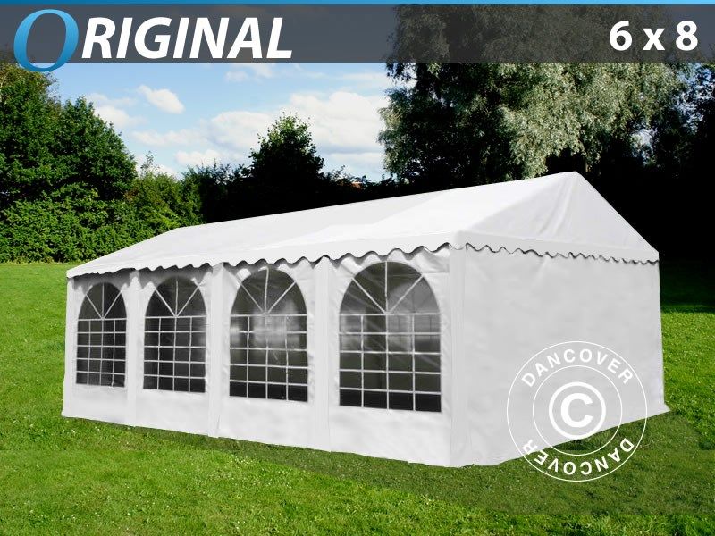 Tendone per feste Original 6x8m PVC, Bianco
