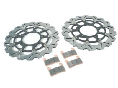 COPPIA DISCHI FRENO BRAKING WAVE + PASTIGLIE PRE HONDA CBR 1000 RR 06-07 A 390,00 EURO