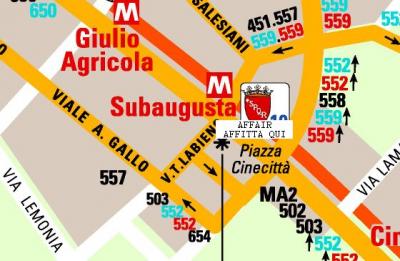 appio claudio - a 100MT fermata metro subaugusta