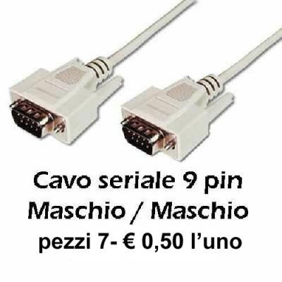 CAVO SERIALE 9 PIN MASCHIO MASCHIO
