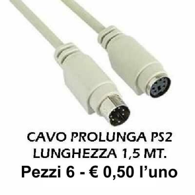 PROLUNGA PS2 � 0,50 l'uno