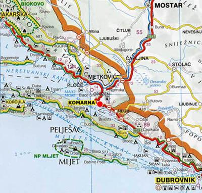 Croazia villa fronte mare con 2 appartamenti capacita' 9 persone