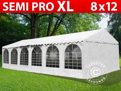 Tendone per feste Semi PRO XL 8x12 m PVC