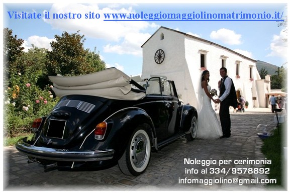 Noleggio maggiolino e maggiolone per cerimonia