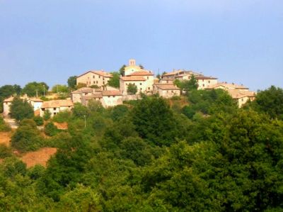 Estate in montagna immersi nel verde appennino umbro vicino Spoleto