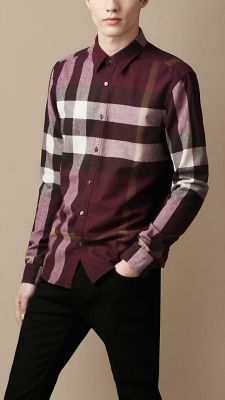 18 � solo per Burberry breve, camicia lunga