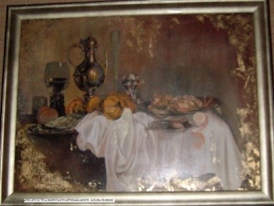 QUADRI OLIO SU TELA E QUADRI CON RICAMO IN PAILETTES E SWAROVSKI