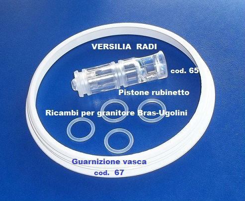 Pistone rubinetto granitore Bras-Ugolini