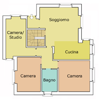 ambivere 4 LOCALI+ TAVERNA+GIARDINO