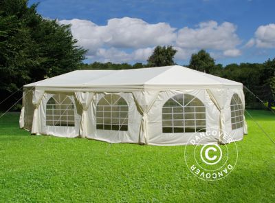 Tenda party decagonale 9,3 x 5 m