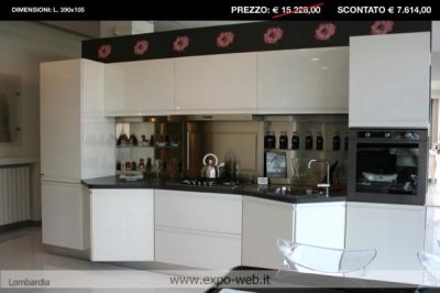 Svendita cucina mod. Zerocinque in laccato lucido - Da Arredamenti Expo-Web