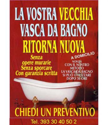 SMALTATURA VASCHE DA BAGNO