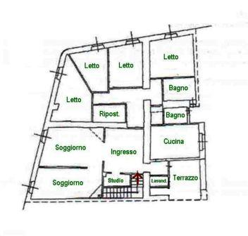 MILIS GRANDE APPARTAMENTO NEL CENTRO STORICO
