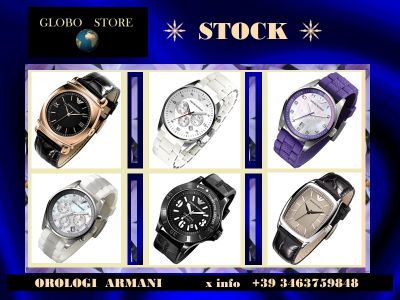 stock orologi Armani