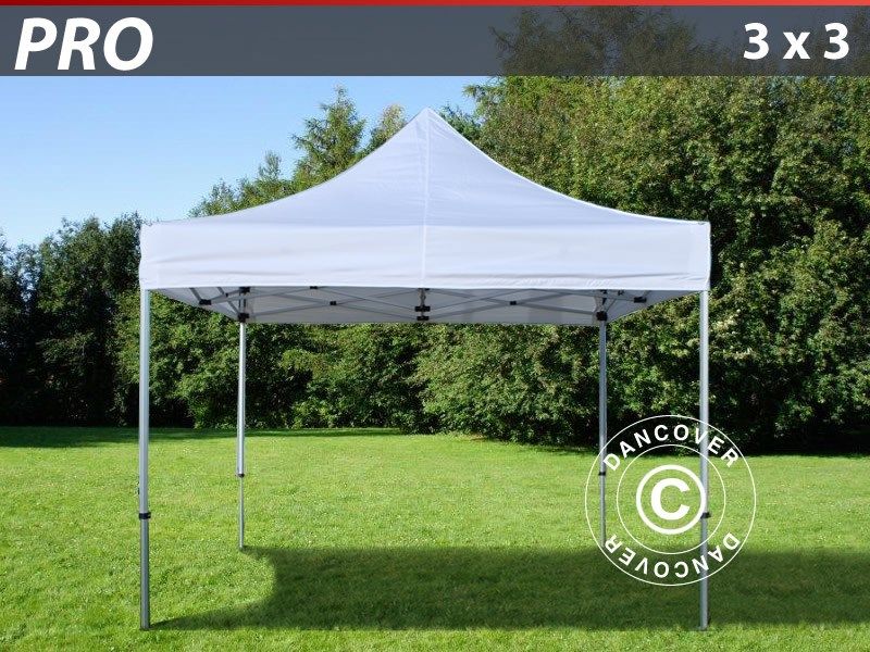 Gazebo pieghevole FleXtents PRO 3x3m Bianco