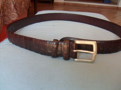 CINTURA IN COCCODRILLO