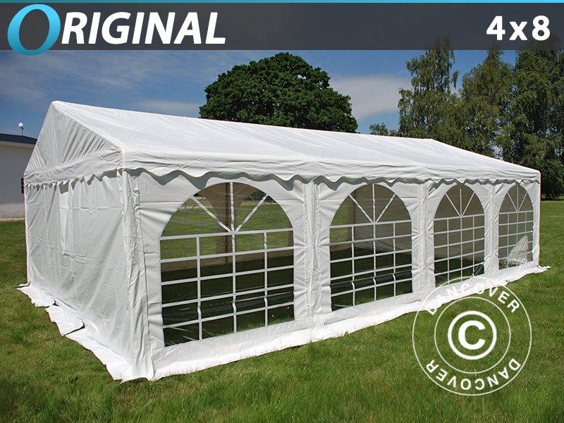 Tendone per feste Original 4x8 m PVC, Bianco