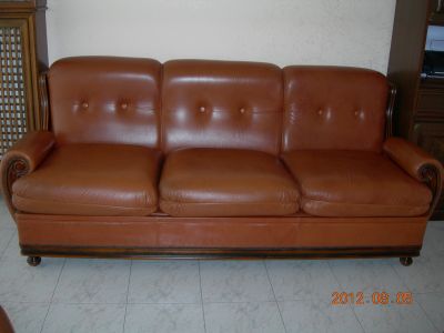 Salotto in pelle
