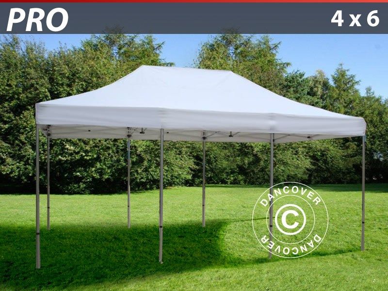 Gazebo pieghevole FleXtents PRO 4x6m Bianco