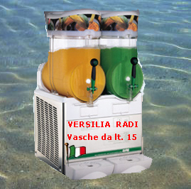 GRANITORE A DUE VASCHE DA LT.15  NUOVO IN OFFERTA