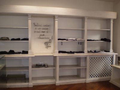 Mobile libreria arredamento di negozio