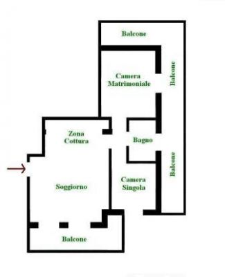 APPARTAMENTO DUE CAMERE ZONA VIALE REPUBBLICA