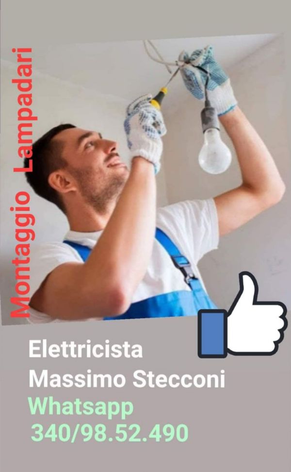 Elettricista riparazione montaggio lampadario Eur