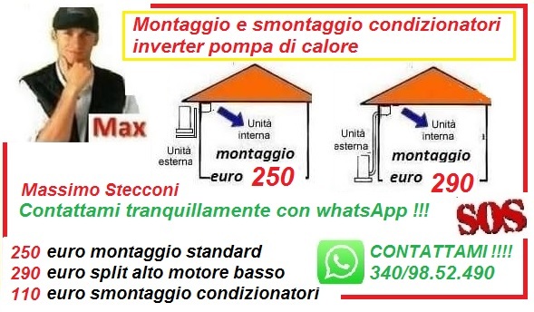 Montaggio condizionatore Ostia lido 