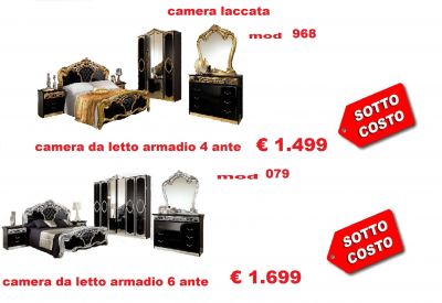 camere laccate sottocosto
