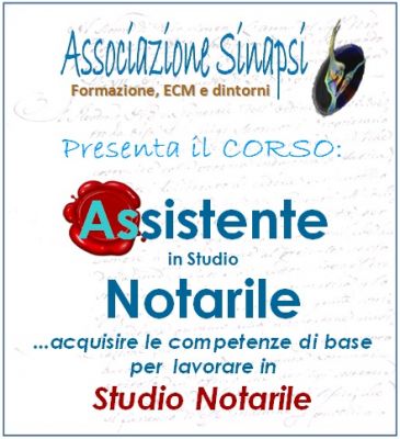 ASSISTENTE IN STUDIO NOTARILE