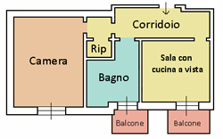 cologno monzese vendo bilocale!!!